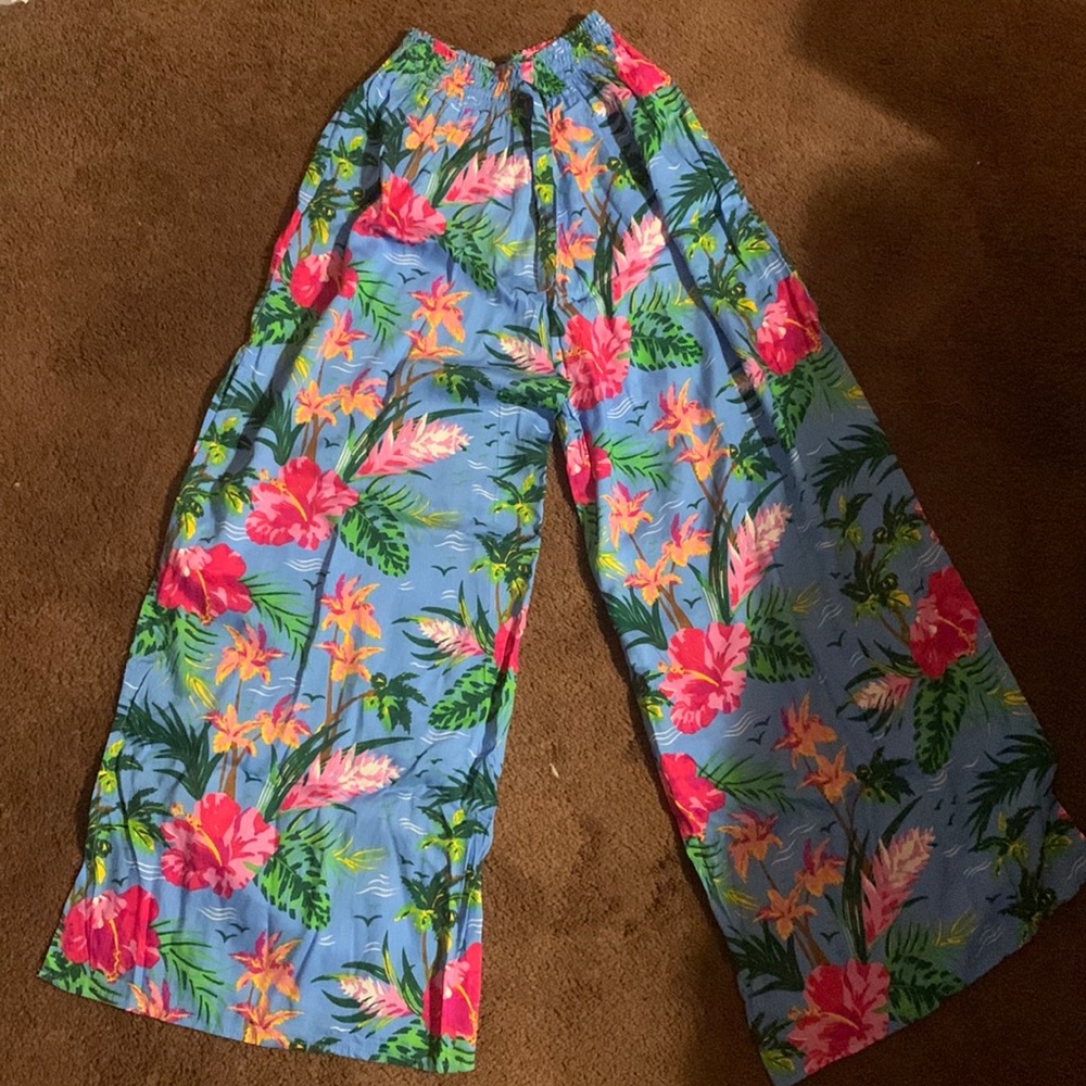 Flowy Never Worn Side Split Pants - image 1